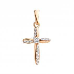 Золотая подвеска TALANT ПД 1078 с цирконием ПД 1078 фото